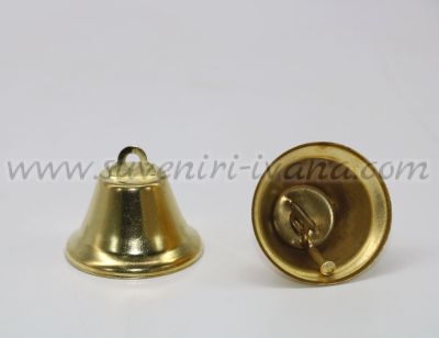 метални камбанки за декорация 3,2х2,7 см цвят злато