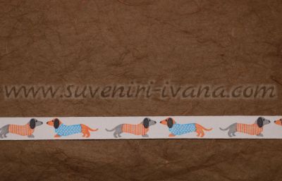 текстилна лента за декорация кучета