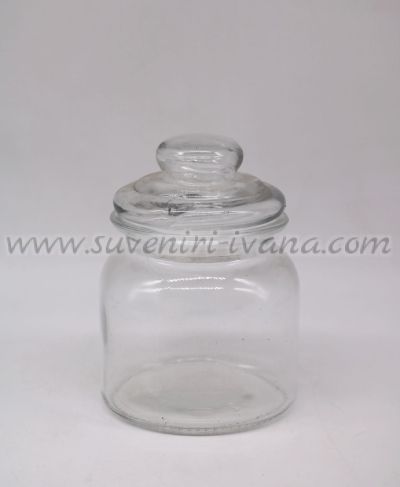 стъклен буркан с капак с уплътнение