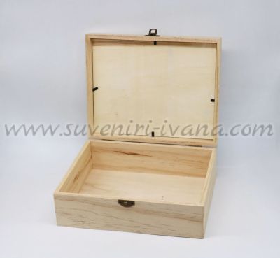 дървена кутия с рамка за снимка