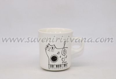 Порцеланови чаши с котки, модел четири