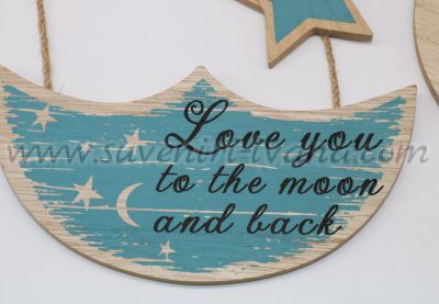 табелки love you to the moon and back