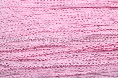 розова памучна дантела 10 мм
