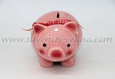 касичка за стотинки розово прасенце