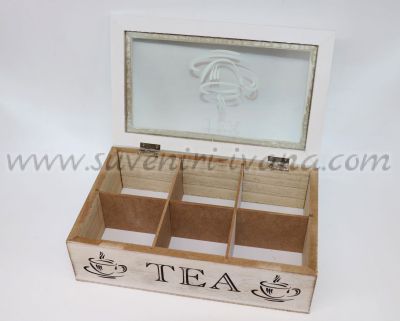 обработена кутия за чай