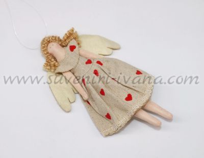 кукла ангелче от текстил модел едно