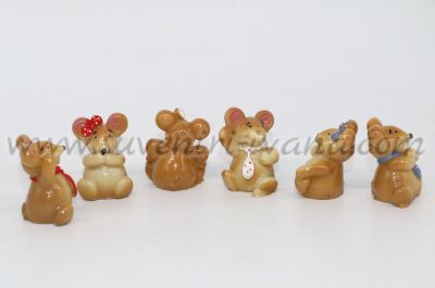 декоративни мишки от полимерна смола