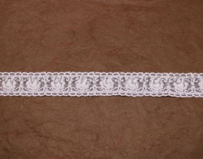 памучна дантела 2,6 см антично бяло
