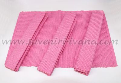 сет розови подложки за хранене 100% памук модел шест