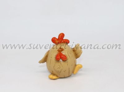 декоративна кокошка от полимерна смола