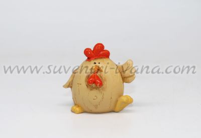 Фигурка за декорация кокошка, модел три