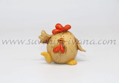 Фигурка за декорация кокошка, модел четири