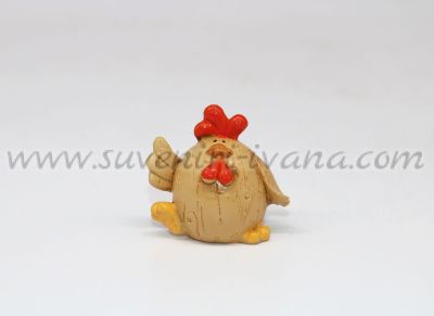 Фигурка за декорация кокошка, модел пет