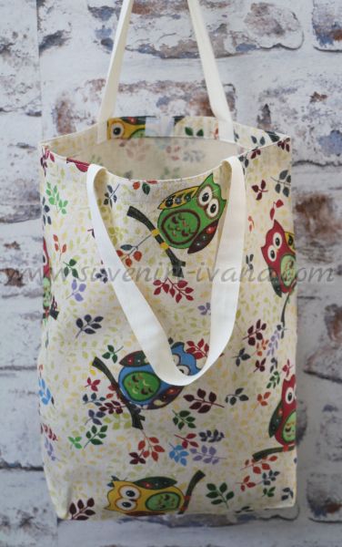 текстилна чанта за пазар на бухалчета