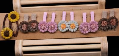 шнолки за коса с цветенца от текстил