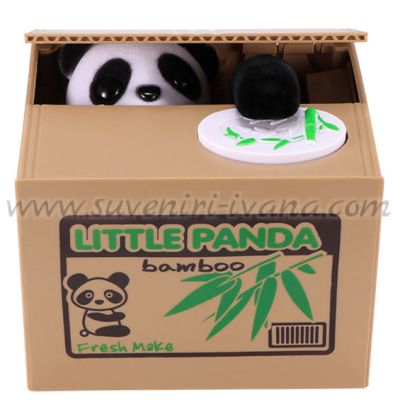 панда касичка с батерии