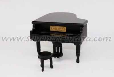 музикална кутия пиано със столче