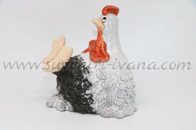 керамична фигурка за декорация кокошка