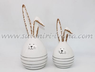 великденски фигурки зайчета с формата на яйце