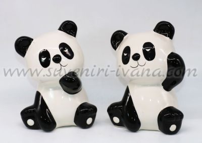 керамични касички панда