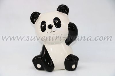 керамична панда касичка за пари