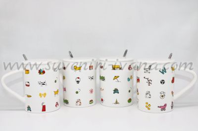 керамични чаши с детски картинки