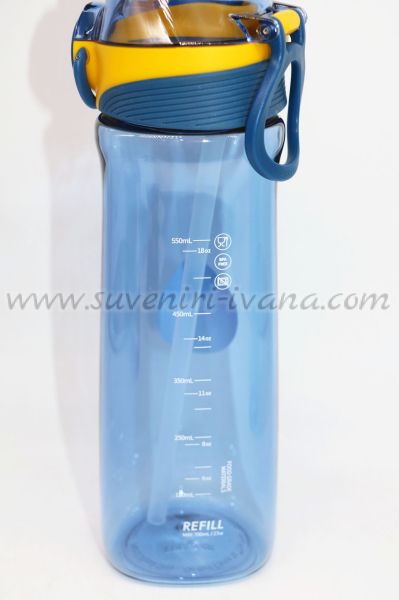 бутилка за вода със заключващ механизъм