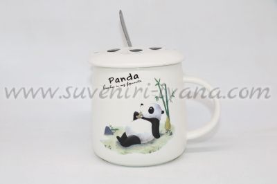 Керамична чаша серия панди, модел три