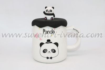 Керамични чаши серия 'Panda', модел три