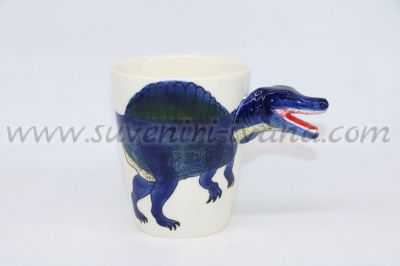 Керамична чаша динозавър, модел четири