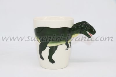Керамична чаша динозавър, модел шест