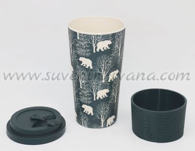 рециклируема чаша от бамбукови влакна
