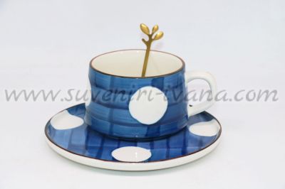 чаша с чинийка в марокански стил модел осем