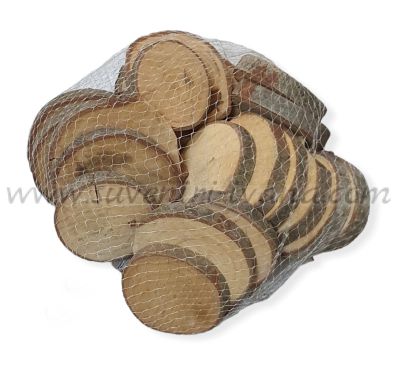 Дървени шайби кръг - 0,5 кг, размер 50-70 мм