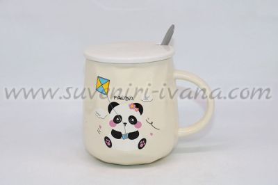 Чаши мече панда с хвърчило, модел четири