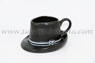 Чаша за кафе или сосиера 'Cowboy Hat', модел три