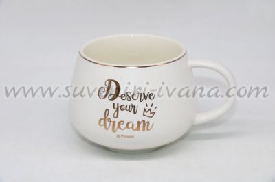 Чаша с надпис 'Deserve your dream'