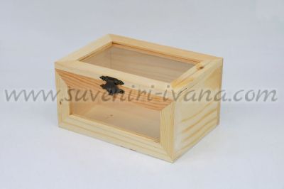 Дървена кутия за декупаж 14,5 х 7,6 х 10,0 см