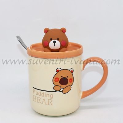 чаши с мече Pudding Bear