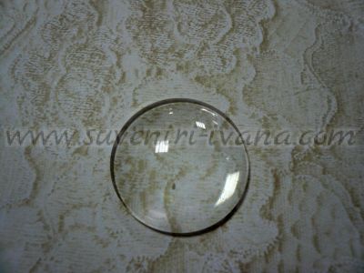кръгъл стъклен кабошон полусфера за бижута 25 мм стъкло за епокси