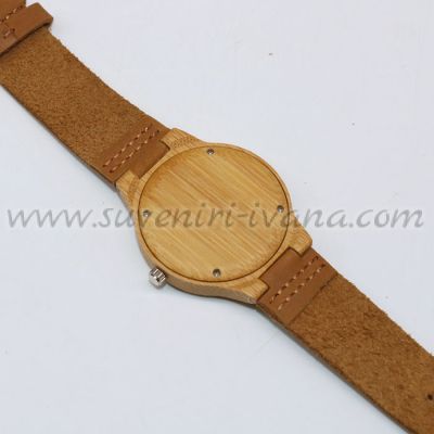 оригинален подарък бамбуков часовник за ръка