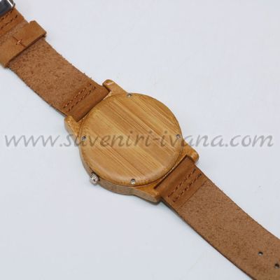 оригинален подарък бамбуков часовник за ръка