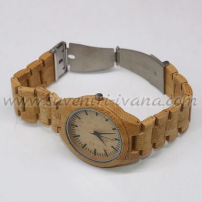 интересен подарък бамбуков часовник за ръка унисекс