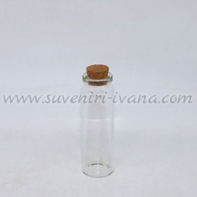 Стъклено шишенце с коркова тапа 7,0 х 2,0 см