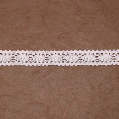 Памучна дантела за декорация, цвят антично бяло, ширина 2,0 см