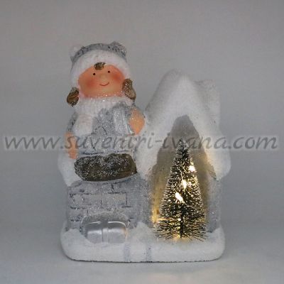 коледна декорация с LED осветление