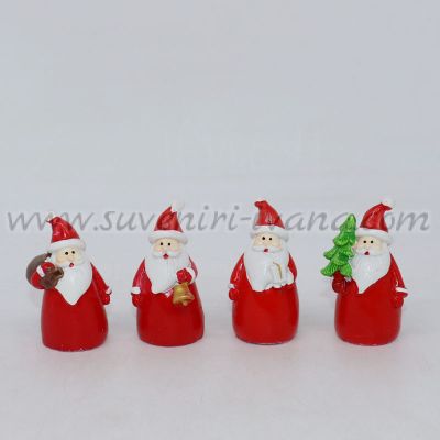 мини Дядо Коледа - коледни декоративни фигурки