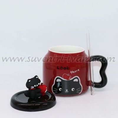чаша подарък за любител на котки