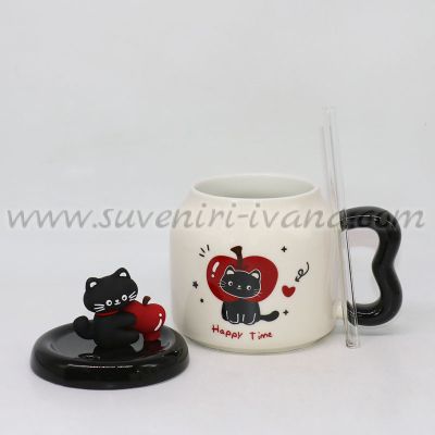 чаша подарък за любител на котки