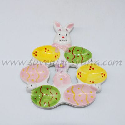 великденска декоративна чиния поставка за яйца